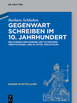 cover image of Gegenwart schreiben im 10. Jahrhundert